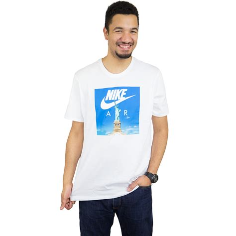 nike air tshirt herren weiß kreis|Weiße Nike T.